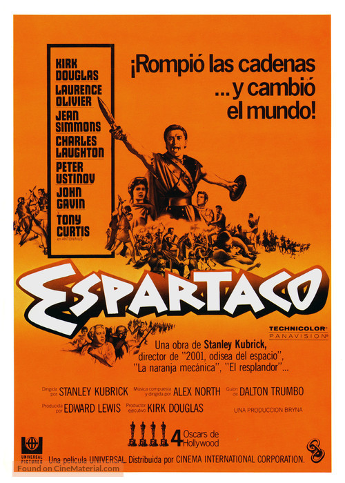 Spartacus - Spanish Movie Poster