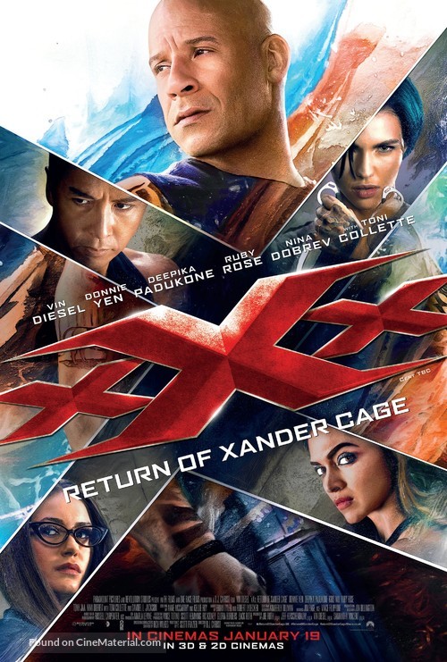 xXx: Return of Xander Cage - British Movie Poster