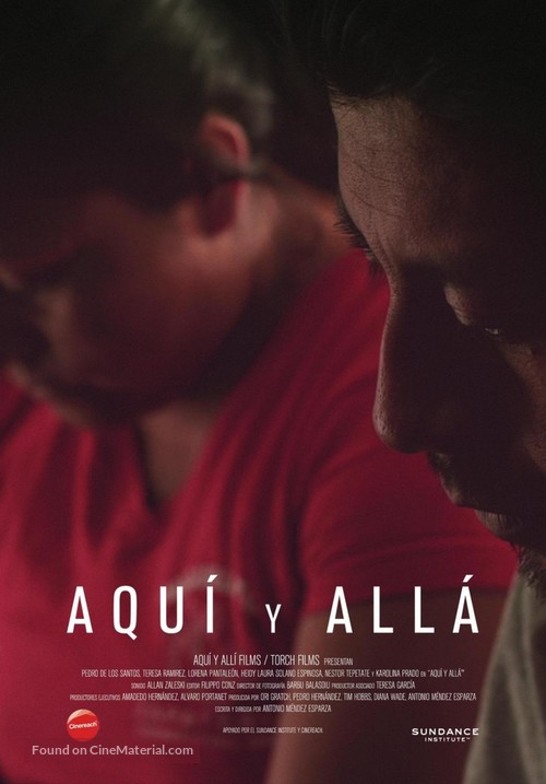 Aqu&iacute; y all&aacute; - Spanish Movie Poster
