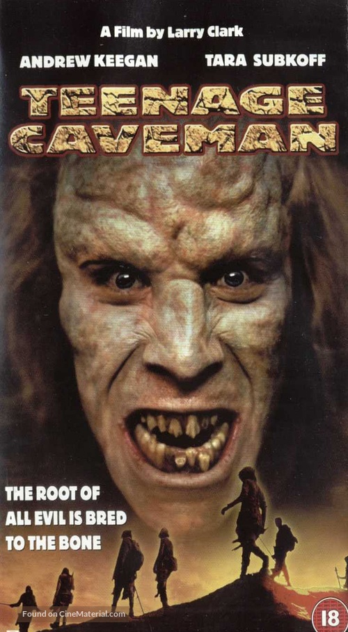 Teenage Caveman - British VHS movie cover