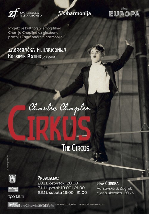 The Circus - Croatian Movie Poster
