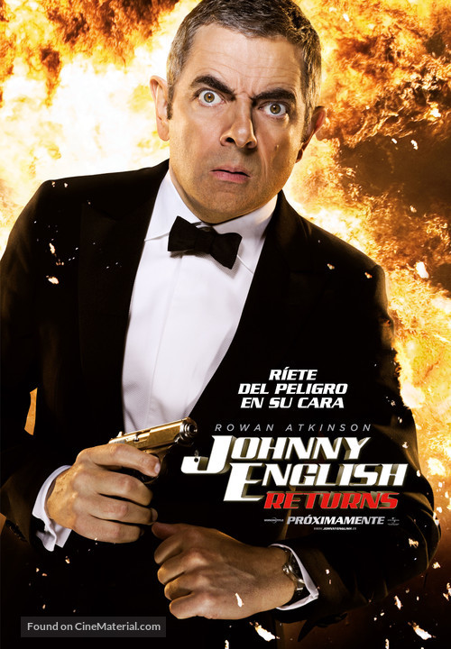 Johnny English Reborn - Spanish Movie Poster