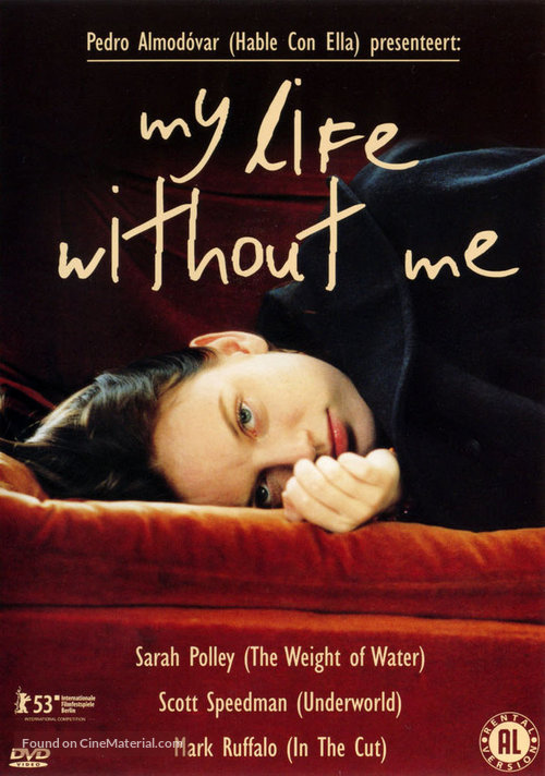 My Life Without Me - Dutch Movie Cover