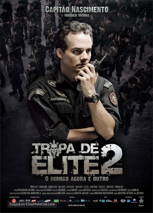 Tropa de Elite 2 - O Inimigo Agora &Eacute; Outro - Brazilian Movie Poster