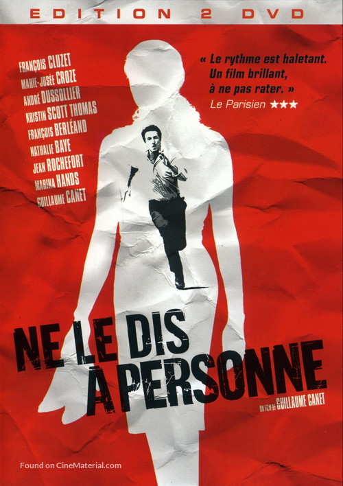 Ne le dis &agrave; personne - French DVD movie cover