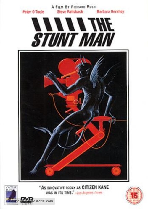 The Stunt Man - British DVD movie cover