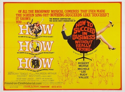 How to Succeed in Business Without Really Trying - British Movie Poster