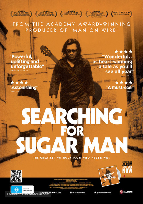 Searching for Sugar Man - Australian Movie Poster