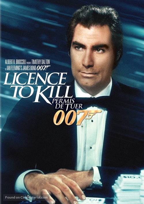 Licence To Kill - Canadian DVD movie cover