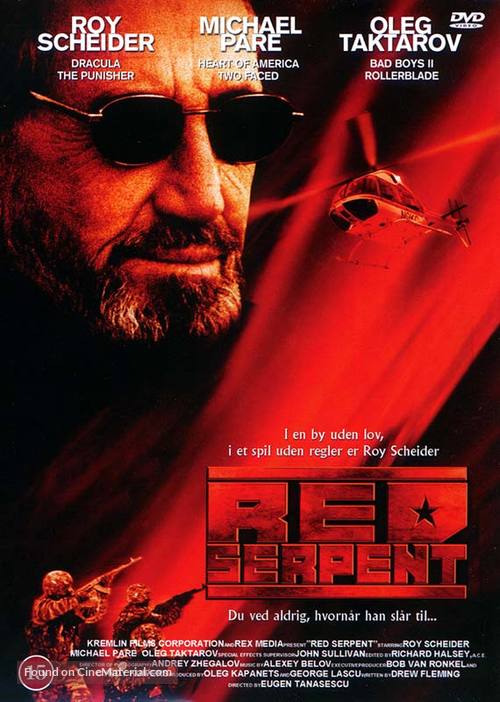 Red Serpent - Danish DVD movie cover