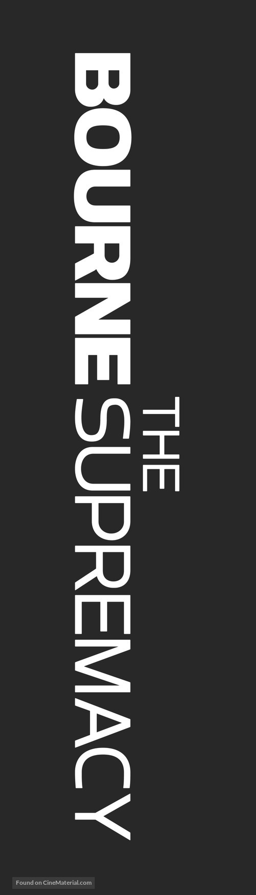The Bourne Supremacy - Logo