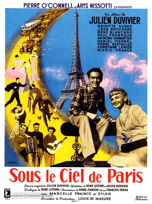 Sous le ciel de Paris - French Movie Poster