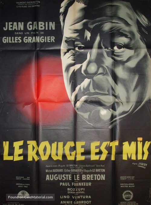 Rouge est mis, Le - French Movie Poster