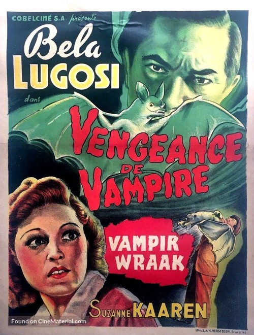 The Devil Bat - Belgian Movie Poster