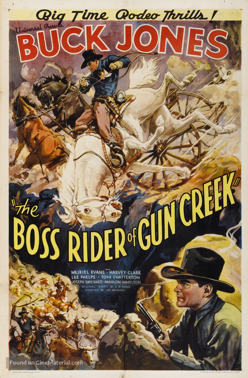 The Boss Rider of Gun Creek - Movie Poster