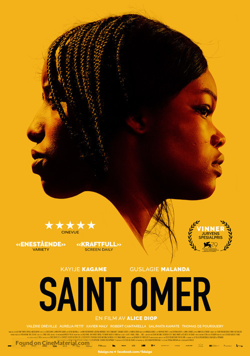 Saint Omer - Norwegian Movie Poster