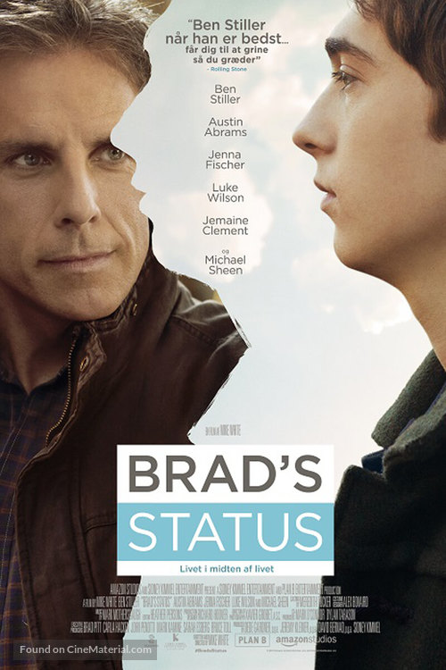 Brad&#039;s Status - Danish Movie Poster