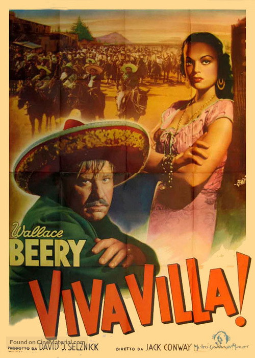 Viva Villa! - Italian Movie Poster