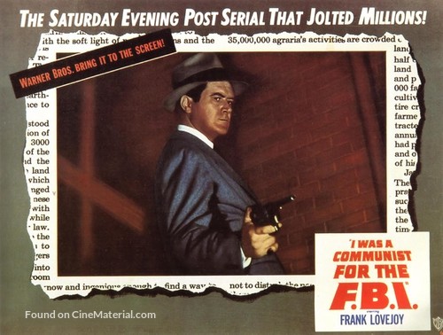 I Was a Communist for the FBI - Movie Poster