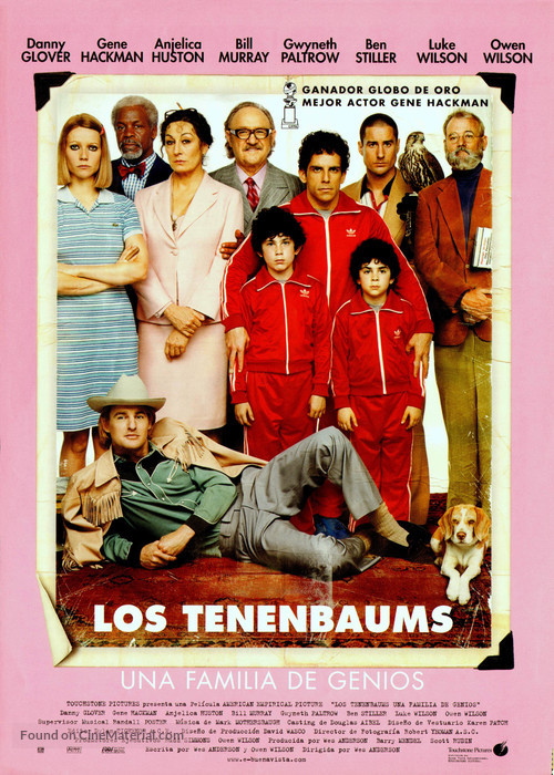 The Royal Tenenbaums - Spanish Movie Poster