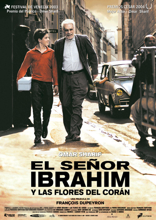 Monsieur Ibrahim et les fleurs du Coran - Spanish Movie Poster