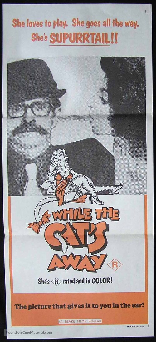 While the Cat&#039;s Away - Australian Movie Poster