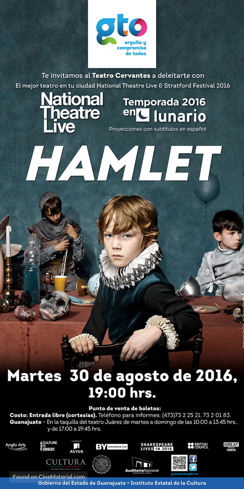National Theatre Live: Hamlet - Mexican Movie Poster