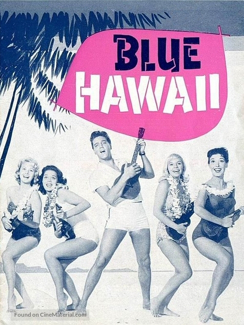 Blue Hawaii - Danish poster