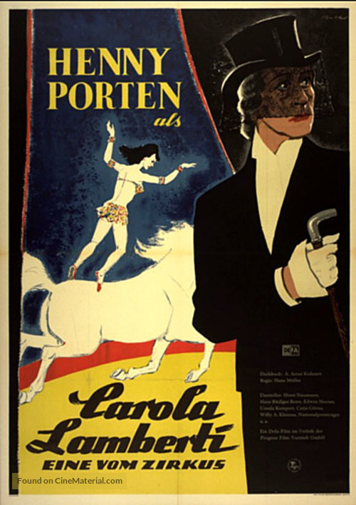 Carola Lamberti - Eine vom Zirkus - German Movie Poster