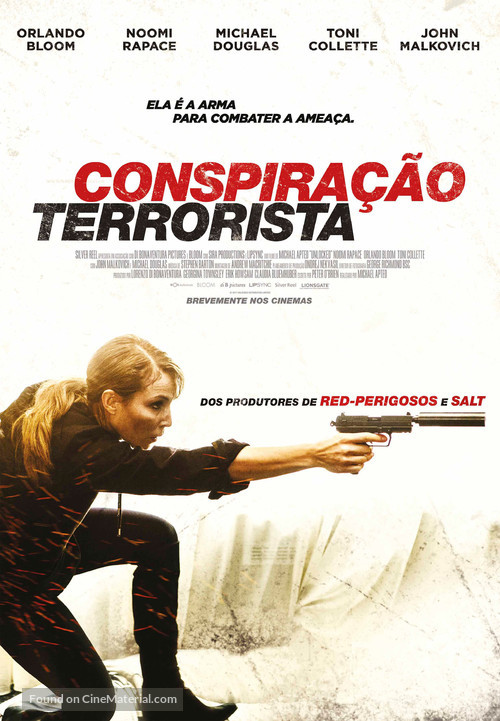 Unlocked - Portuguese Movie Poster