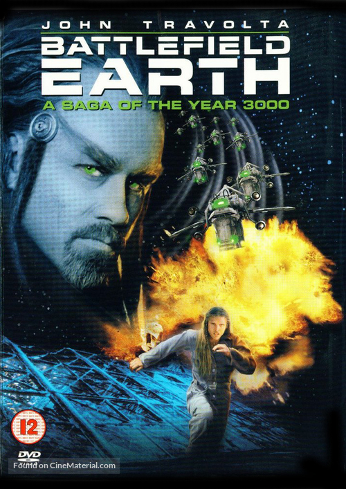 Battlefield Earth - British DVD movie cover