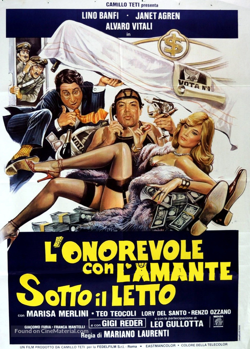 L&#039;onorevole con l&#039;amante sotto il letto - Italian Movie Poster