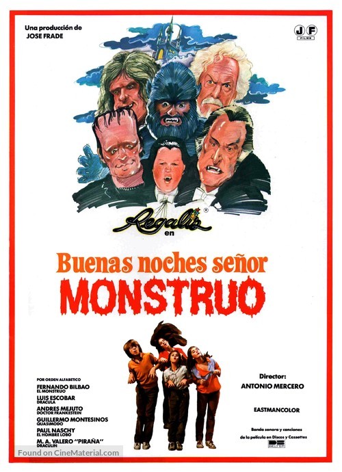 Buenas noches, se&ntilde;or monstruo - Spanish Movie Poster