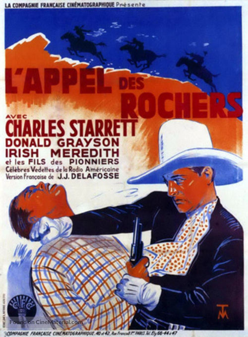 Call of the Rockies - French Movie Poster