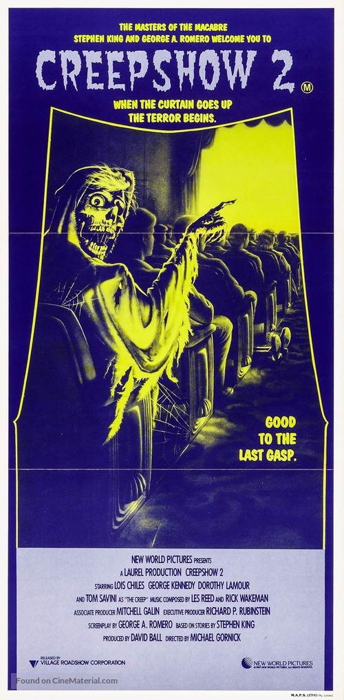 Creepshow 2 - Australian Movie Poster