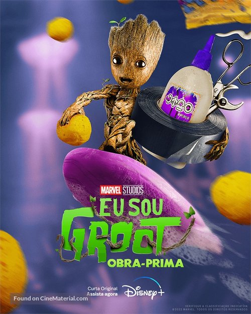 &quot;I Am Groot&quot; - Brazilian Movie Poster