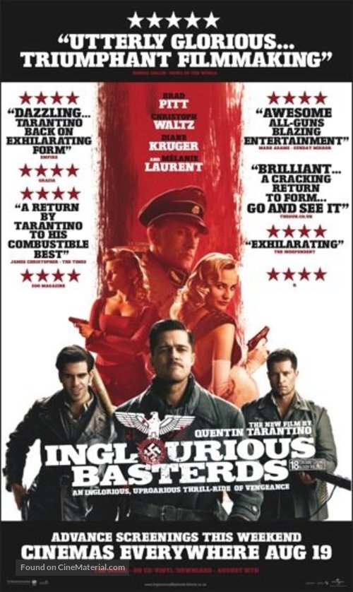 Inglourious Basterds - British Movie Poster