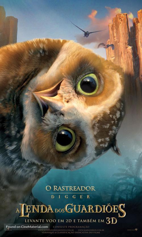 Legend of the Guardians: The Owls of Ga&#039;Hoole - Brazilian Movie Poster