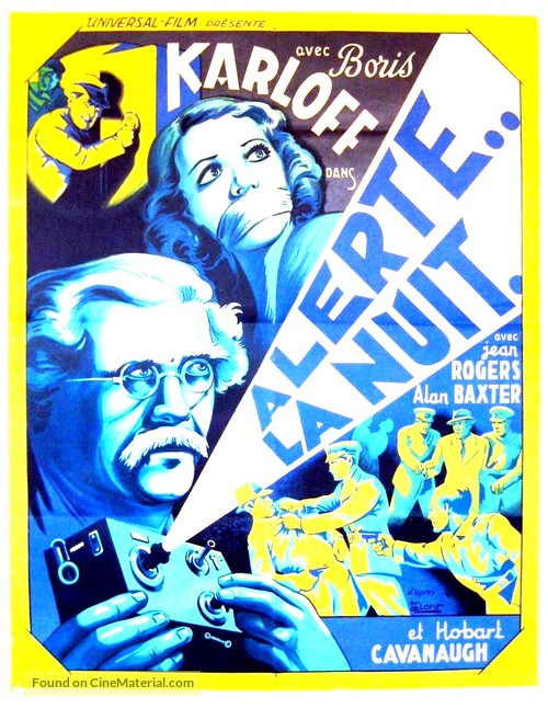 Night Key - French Movie Poster
