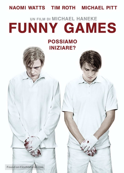 Funny Games U.S. - Italian DVD movie cover
