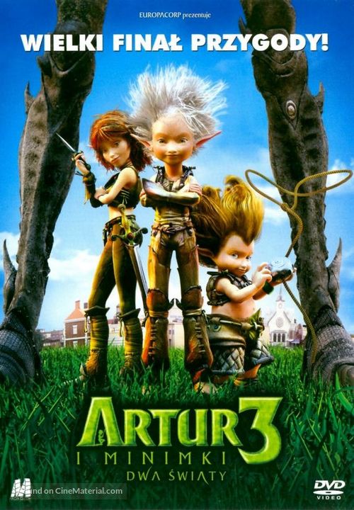 Arthur et la guerre des deux mondes - Polish DVD movie cover