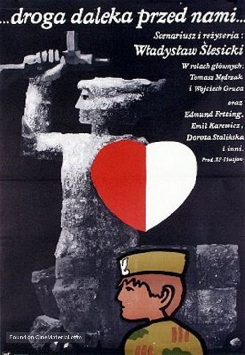 Droga daleka przed nami... - Polish Movie Poster