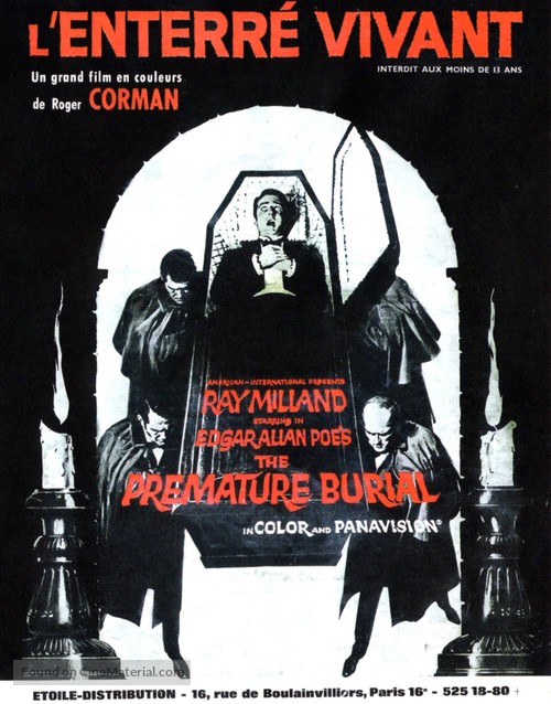 Premature Burial - French Movie Poster