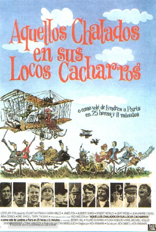 Those Magnificent Men In Their Flying Machines - Spanish Movie Poster