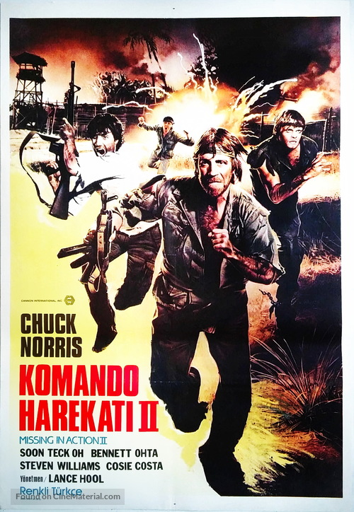 Missing in Action 2: The Beginning - Turkish Movie Poster