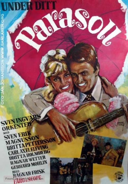 Under ditt parasoll - Swedish Movie Poster