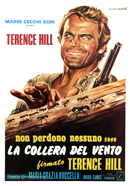 La collera del vento - Italian Movie Poster