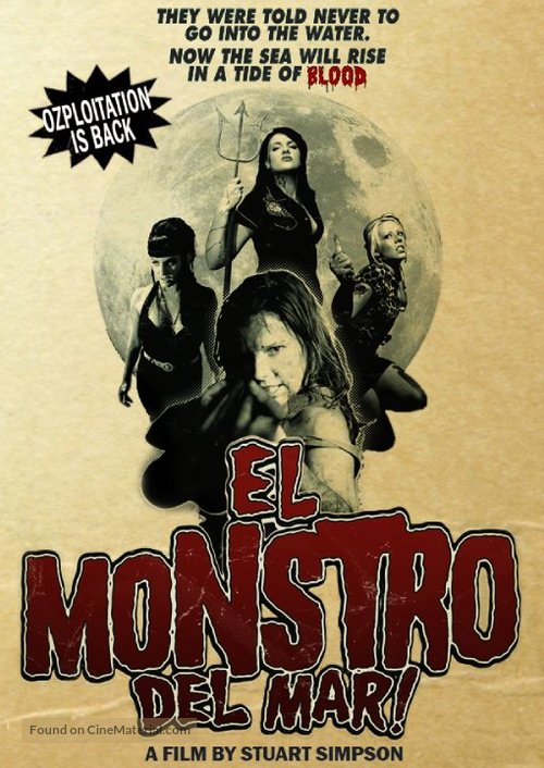 El monstro del mar! - Australian Movie Poster