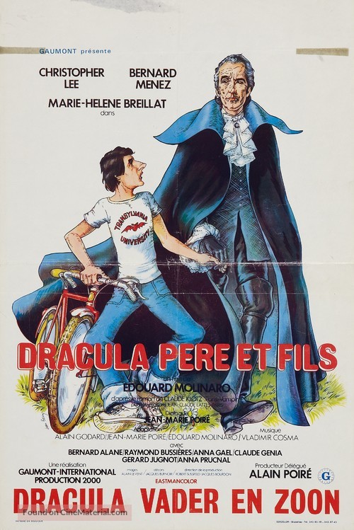 Dracula p&egrave;re et fils - Belgian Movie Poster
