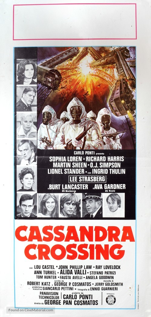 The Cassandra Crossing - Italian Movie Poster